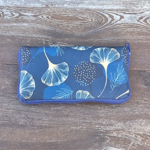 Gingko biloba -  nagyméretű cipzáros pénztárca, Táska & Tok, Pénztárca & Más tok, Pénztárca, Női pénztárca, Varrás, MESKA