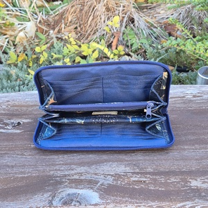 Gingko biloba -  nagyméretű cipzáros pénztárca - táska & tok - pénztárca & más tok - pénztárca - női pénztárca - Meska.hu