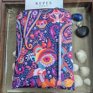 Cipzáras könyvtok gyöngyvászonból - Meska.hu