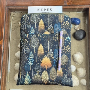 Cipzáras könyvtok gyöngyvászonból - Meska.hu