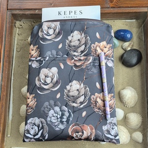 Cipzáras könyvtok gyöngyvászonból, Könyv & Zene, Könyvtok, Varrás, MESKA