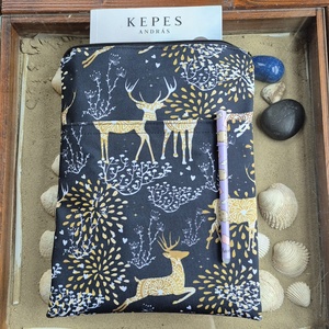 Cipzáras könyvtok gyöngyvászonból, Könyv & Zene, Könyvtok, Varrás, MESKA