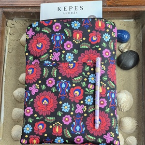 Cipzáras könyvtok gyöngyvászonból, Könyv & Zene, Könyvtok, Varrás, MESKA