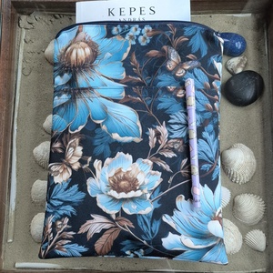 Cipzáras könyvtok gyöngyvászonból, Könyv & Zene, Könyvtok, Varrás, MESKA