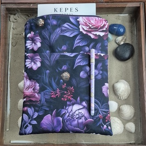 Cipzáras könyvtok gyöngyvászonból, Könyv & Zene, Könyvtok, Varrás, MESKA