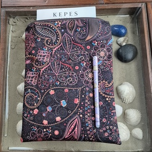 Cipzáras könyvtok gyöngyvászonból, Könyv & Zene, Könyvtok, Varrás, MESKA