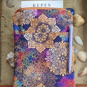 Cipzáras könyvtok gyöngyvászonból - Meska.hu