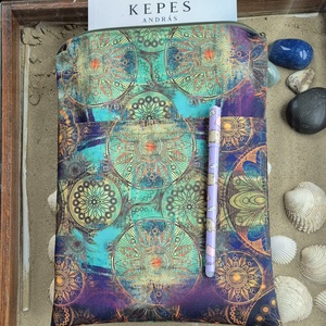 Cipzáras könyvtok gyöngyvászonból - Meska.hu