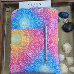 Cipzáras könyvtok gyöngyvászonból - Meska.hu