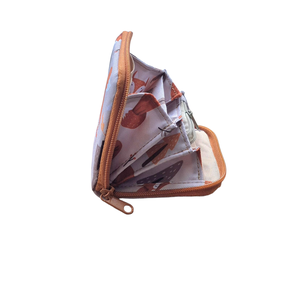 Rókás barna cipzáros pénztárca - táska & tok - pénztárca & más tok - pénztárca - gyerek pénztárca - Meska.hu