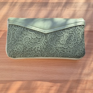 Zsálya - dombornyomott nagyméretű cipzáros pénztárca, Táska & Tok, Pénztárca & Más tok, Pénztárca, Női pénztárca, Varrás, MESKA