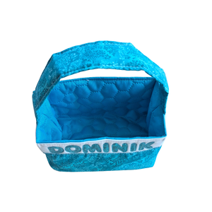 Egyedi, neves textil kosár fiúknak - otthon & életmód - tárolás & rendszerezés - tárolókosár - Meska.hu