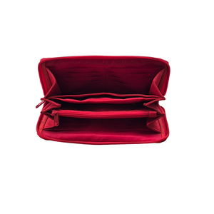 Pipacs - dombornyomott nagyméretű cipzáros pénztárca - táska & tok - pénztárca & más tok - pénztárca - női pénztárca - Meska.hu