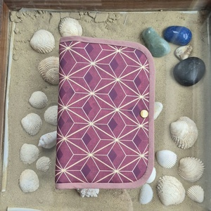 Bordó geometria - ékszertartó utazós neszeszer - táska & tok - neszesszer - Meska.hu