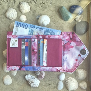 Kisméretű női pénztárca gyöngyvászonból - táska & tok - pénztárca & más tok - pénztárca - női pénztárca - Meska.hu