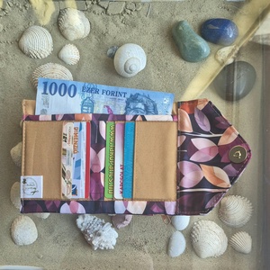 Kisméretű női pénztárca gyöngyvászonból - táska & tok - pénztárca & más tok - pénztárca - női pénztárca - Meska.hu