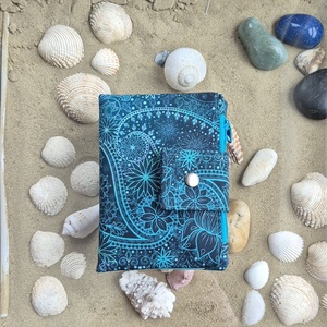 Türkiz álom -  női pénztárca, Táska & Tok, Pénztárca & Más tok, Pénztárca, Női pénztárca, Varrás, MESKA