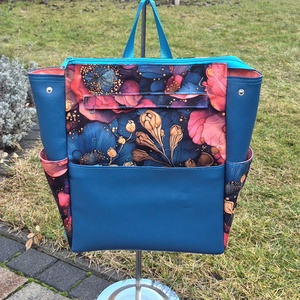 Peachy blue - női hátizsák - táska & tok - hátizsák - hátizsák - Meska.hu