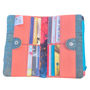 Peachy blue női pénztárca - táska & tok - pénztárca & más tok - pénztárca - női pénztárca - Meska.hu