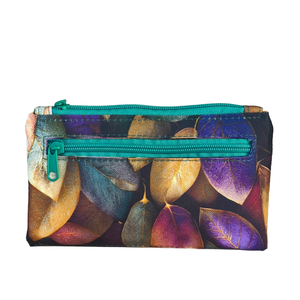 Színes levelek női pénztárca - táska & tok - pénztárca & más tok - pénztárca - női pénztárca - Meska.hu