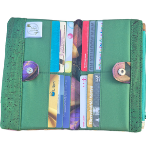 Színes levelek női pénztárca - táska & tok - pénztárca & más tok - pénztárca - női pénztárca - Meska.hu