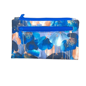 Kék pipacsok pénztárca - táska & tok - pénztárca & más tok - pénztárca - női pénztárca - Meska.hu