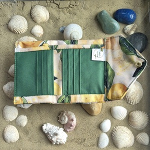 Citromok - kisméretű női pénztárca gyöngyvászonból - táska & tok - pénztárca & más tok - pénztárca - női pénztárca - Meska.hu