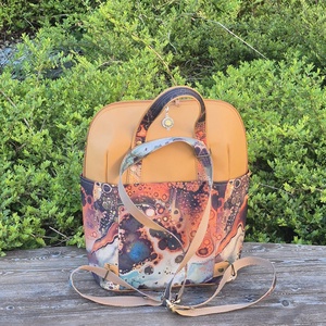 Inky őzbarna női hátizsák - táska & tok - hátizsák - hátizsák - Meska.hu