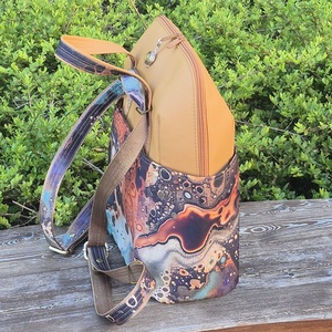 Inky őzbarna női hátizsák - táska & tok - hátizsák - hátizsák - Meska.hu