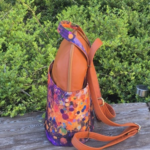 Inky téglavörös női hátizsák - táska & tok - hátizsák - hátizsák - Meska.hu