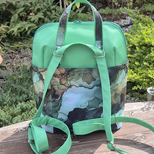 Inky - türkizzöld női hátizsák - táska & tok - hátizsák - hátizsák - Meska.hu