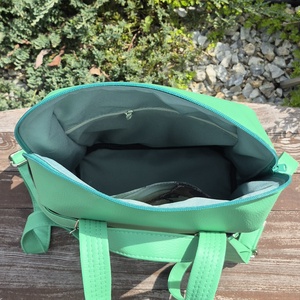 Inky - türkizzöld női hátizsák - táska & tok - hátizsák - hátizsák - Meska.hu