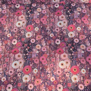 Klimt rózsaszín - vízhatlan gyöngyvászon, Kellékek & szerszámok, Méteráru, Vászon, Gyöngyvászon, , MESKA