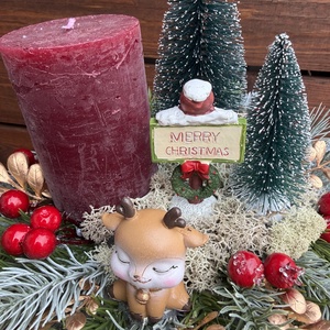 Karácsonyi asztaldísz - karácsony - adventi díszek - adventi asztaldísz - Meska.hu