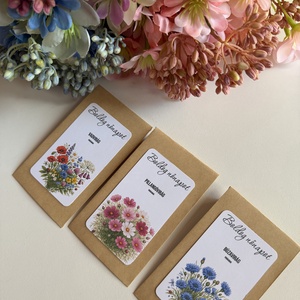 Virágmag tasak, köszönőajándék - esküvő - emlék & ajándék - köszönőajándék - Meska.hu