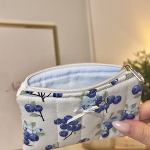 Kék áfonyás Mini neszesszer - táska & tok - neszesszer - Meska.hu