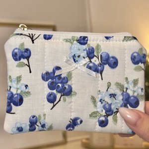 Kék áfonyás Mini neszesszer - táska & tok - neszesszer - Meska.hu