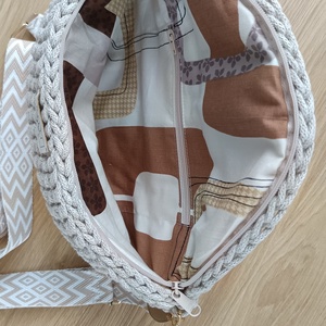 Tatu horgolt crossbody - nagy méret! - táska & tok - kézitáska & válltáska - vállon átvethető táska - Meska.hu