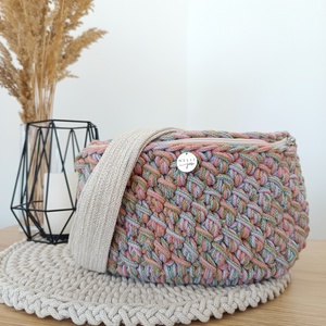 Alpesi mintás limitált fonalas övtáska/crossbody - táska & tok - kézitáska & válltáska - vállon átvethető táska - Meska.hu