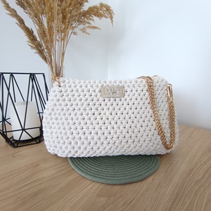 Horgolt mini - alkalmi táska, Táska & Tok, Kézitáska & válltáska, Vállon átvethető táska, Horgolás, Varrás, MESKA