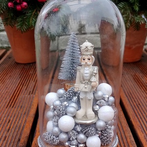 Diótörő üvegbúra alatt, Karácsony, Adventi díszek, Adventi gyertyadíszek és koszorúdíszek, , MESKA