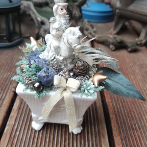 Karácsonyi  dísz diótörővel, Karácsony, Karácsonyi lakásdekoráció, Karácsonyi lakásdíszek, , MESKA