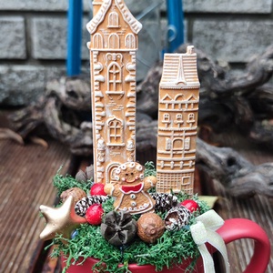 Karácsonyi  bögredísz , Karácsony, Karácsonyi lakásdekoráció, Karácsonyi lakásdíszek, , MESKA