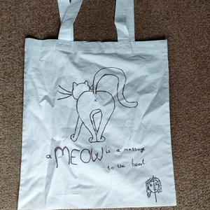 Cicás vászontatyi - a MEOW is a massage to the heart - táska & tok - bevásárlás & shopper táska - shopper, textiltáska, szatyor - Meska.hu Cicás vászontatyi - a MEOW is a massage to the heart - táska & tok - bevásárlás & shopper táska - shopper, textiltáska, szatyor - Meska.hu