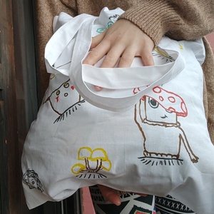 Gombás vászontatyi  - táska & tok - bevásárlás & shopper táska - shopper, textiltáska, szatyor - Meska.hu Gombás vászontatyi  - táska & tok - bevásárlás & shopper táska - shopper, textiltáska, szatyor - Meska.hu