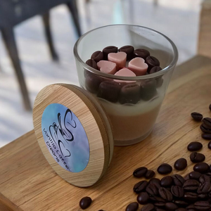 CoffeVanilla Soya Candle 150g, Otthon & Életmód, Gyertya, illat, aroma, Gyertya, Gyertya-, mécseskészítés, MESKA