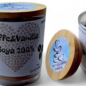 CoffeVanilla Soya Candle 150g - otthon & életmód - gyertya, illat, aroma - gyertya - Meska.hu
