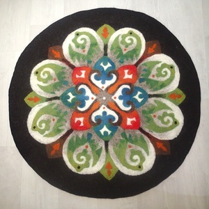 Lélekzet-nemezmandala, Otthon & Életmód, Dekoráció, Spiritualitás, Mandala, Nemezelés, MESKA