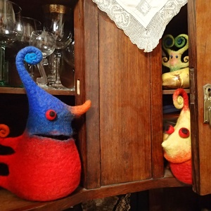 Kacifánt - nemez tároló  - karácsony - mikulás - mikulás ajándékok - Meska.hu