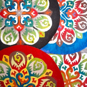 Lélekzet-nemezmandala - otthon & életmód - dekoráció - spiritualitás - mandala - Meska.hu